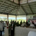 117 jamaah haji Bireuen ziarah ke makam Habib Bugak Al Asyi di Desa Pante Peusangan-Bugak, Kecamatan Jangka, Bireuen, Rabu (8/6)