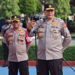 Kapolda Aceh Irjen Pol Ahmad Haydar, memimpin apel gelar pasukan Pam Musprov VII Kadin Aceh, di Mapolda Aceh, Senin, 27 Juni 2022
