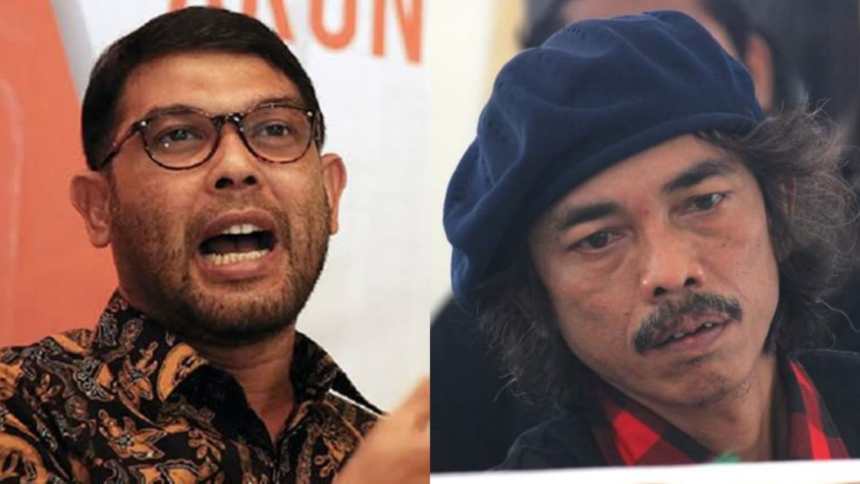Anggota DPR RI asal Aceh M Nasir Djamil dan seniman Aceh Zul MS