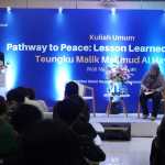 Wali Nanggroe Aceh Malik Mahmud Al Haythar mengisi kuliah umum di Universitas Islam Indonesia (UII) Yogyakarta, Rabu, 28 September 2022