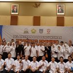 Ketua Umum PP Perbasi Danny Kosasih melantik dan mengukuhkan Pengurus Provinsi (Pengprov) Perbasi Aceh Periode 2022-2026, Jum'at malam (7/10) di Hotel Hermes Palace Banda Aceh