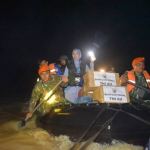 TNI AU menyalurkan bantuan 1.000 paket sembako untuk warga Kabupaten Aceh Utara yang terdampak banjir