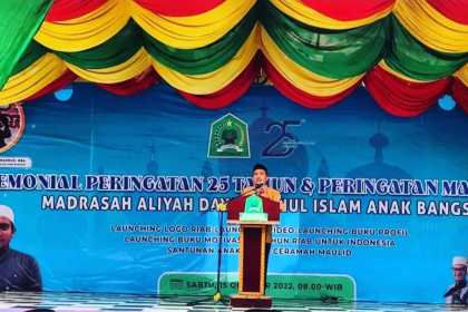 Madrasah Aliyah Dayah Ruhul Islam Anak Bangsa (RIAB) Aceh Besar memperingati milad ke-25 tahun atau seperempat abad Sabtu pagi (15/10) di kampusnya, Desa Gue Gajah, Kecamatan Darul Imarah