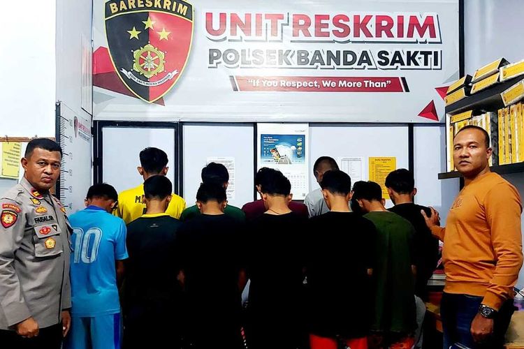 11 remaja pelaku pengeroyokan ditangkap polisi di Lhokseumawe