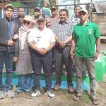 Pj Bupati Aceh Jaya Dr Nurdin SSos MSi meninjau lokasi konservasi Penyu Aron Meubanja di Gampong Keude Panga Kecamatan Panga, Sabtu (15/10)