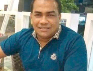 Teuku Syahreza Darwin atau Poncut, Ketua Panitia Penyelenggara Jalan Sehat HUT ke-58 Partai Golkar di Aceh
