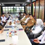 Pj Bupati Aceh Besar Muhammad Iswanto melakukan pertemuan dengan Kepala Pusat Layanan Informasi Iklim Terapan Kedeputian Bidang Klimatologi Dr Ardhasena Sopaheluwan, Kepala BMKG Wilayah-I Medan Hendro Nugroho dan Kepala BMKG Aceh