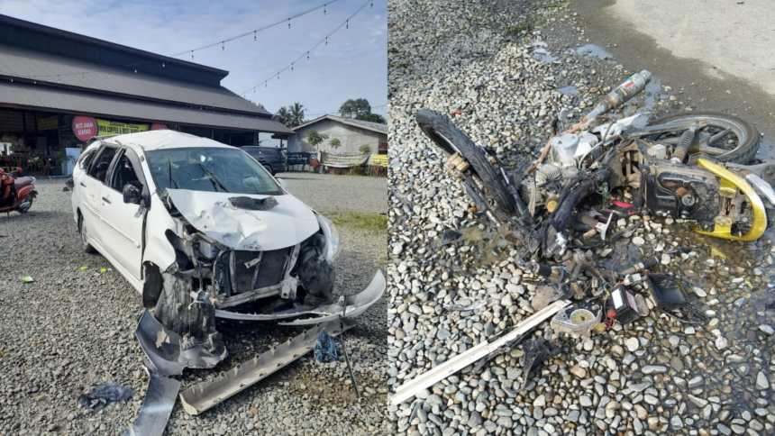 Kecelakaan lalu lintas antara mobil penumpang jenis Toyota Avanza BL 819 JJ dengan dua sepeda motor di Saree, Aceh Besar, Kamis pagi (3/11) menyebabkan tiga orang meninggal dunia dan empat lainnya luka-luka.