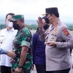 Menteri ATR/BPN Hadi Tjahjanto melakukan kunjungan kerja ke Aceh Utara disambut Forkopimda Aceh di Bandara Malikussaleh, Kecamatan Muara Batu, Rabu (16/11)