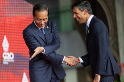 PM Rishi Sunak menuturkan Jokowi berhasil menggelar pertemuan G20 dengan hasil memuaskan di saat situasi global penuh tantangan