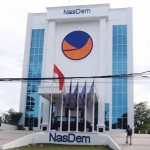 Kantor DPW NasDem Aceh di kawasan Pango Raya Banda Aceh dilempari telur busuk, Sabtu pagi (3/12)
