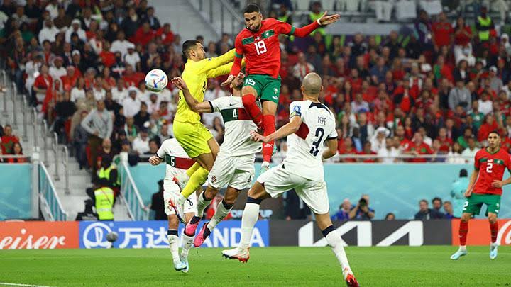 Timnas Maroko lolos ke semifinal Piala Dunia 2022 setelah mengalahkan Portugal 1-0 pada perempat final di Thumama Stadium, Doha, Qatar, Sabtu malam (10/12) Wib