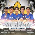 Tim USK Insight meraih juara II atau runner-up PUBG Mobile Campus Championship (PMCC) 2022