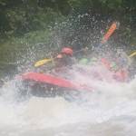 Sebanyak 105 atlet arung jeram di bawah naungan Federasi Arung Jeram Indonesia (FAJI) Aceh bertarung di PORA XIV/2022, di Pante Luah, Gampong Mane, Kecamatan Mane, Pidie, Kamis (15/12)