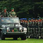 Pangdam IM Mayjen TNI Mohamad Hasan memimpin upacara Hari Juang Kartika ke-77 tahun 2022 di lapangan Blang Padang Banda Aceh, Kamis (15/12)