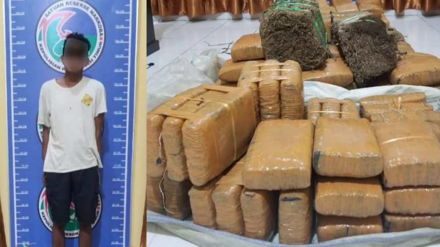 Satresnarkoba Polres Aceh Timur yang di back-up Ditresnarkoba Polda Aceh berhasil menangkap salah satu DPO berinisial NA (25) di Kecamatan Medan Labuhan, Kota Medan, Sumatera Utara