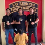 Satreskrim Polresta Banda Aceh menangkap OJI (29), seorang ayah yang memperkosa anak tiri di Aceh Besar