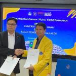 Badan Pengelola Migas Aceh melakukan penandatanganan Nota Kesepahaman dengan Universitas Teuku Umar (UTU) yang berlangsung di Kampus UTU Meulaboh, Aceh Barat, Selasa (10/1)