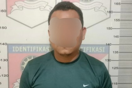 Seorang ayah, MR (35) ditangkap polisi karena diduga memperkosa anak tiri di Aceh Tamiang