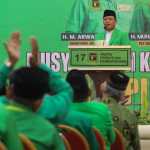 Plt Ketua Umum DPP PPP Muhamad Mardiono membuka Musyawarah Kerja Wilayah (Mukerwil) DPW Aceh, di Hotel Permata Hati Banda Aceh, Rabu (1/2)
