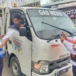 Dinas Perhubungan Banda Aceh bersama petugas Ditlantas Aceh menjaring 19 unit kendaraan yang tidak melakukan uji KIR secara berkala pada razia angkutan umum dan barang di Jalan Laksamana Malahayati, Rabu (8/2)