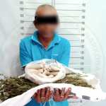 Personel Reskrim Polsek Delima Polres Pidie meringkus seorang kakek berinisial BS (60) karena kedapatan menyimpan 34 paket narkotika jenis ganja dalam bagasi sepeda motornya