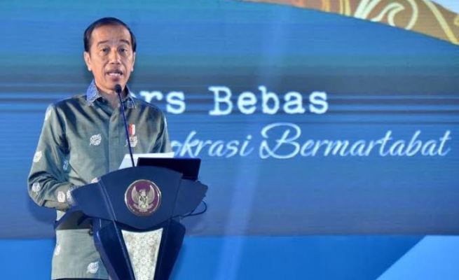 Presiden Joko Widodo menghadiri Puncak Peringatan Hari Pers Nasional Tahun 2023 di Gedung Serbaguna Pemerintah Provinsi Sumatra Utara, Kabupaten Deli Serdang, Kamis (9/2/2023). Foto: BPMI Setpres