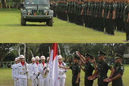 Pangdam IM diwakili Irdam IM Brigjen TNI Niko Fakhrizal menutup Pendidikan Pertama Bintara (Dikmaba) sekaligus melantik serta mengambil sumpah terhadap 174 Bintara PK XXX TNI AD Tahun 2022 di Lapangan Rindam IM Mata Ie, Aceh Besar, Kamis (9/2)