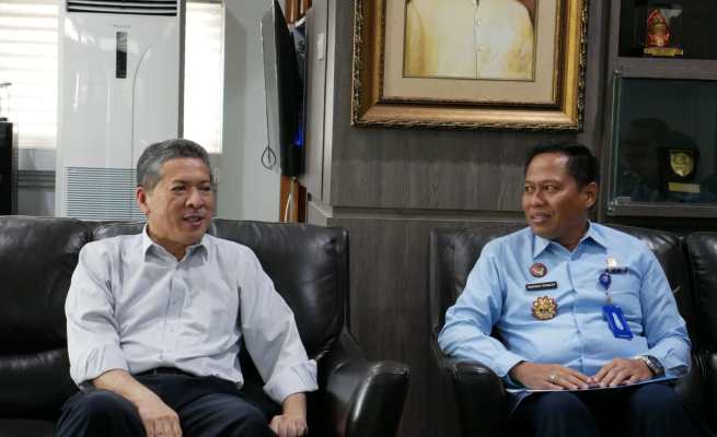 Plh Kakanwil Kemenkumham Aceh Rakhmat Renaldy melakukan audiensi dengan Rektor Universitas Syiah Kuala Prof Marwan