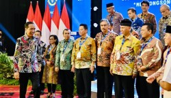 Pj Gubernur Aceh Achmad Marzuki saat menghadiri Rakernas APPSI Tahun 2023 di Balikpapan, Kalimantan Timur, Kamis (23/2)