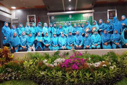 Wanita Syarikat Islam (WSI) menggelar pelantikan pengurus DPW Provinsi Aceh masa jihad 2022-2027, Sabtu (25/2) di Aula Lantai 4 Gedung Mawardy Nurdin, Balai Kota Banda Aceh