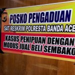 Satreskrim Polresta Banda Aceh membuka posko pengaduan kasus penipuan jual beli sembako murah