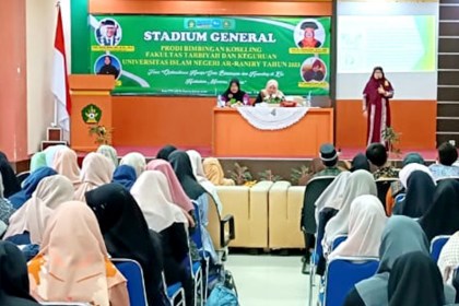 Prodi BK FTK UIN Ar-Raniry menggelar Stadium General optimalisasi guru di era Merdeka Belajar