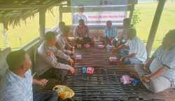 Kegiatan Jum'at Curhat Polsek Delima di Gampong Ceurih Blang Mee, Kecamatan Delima, Pidie, Jum'at (3/3)
