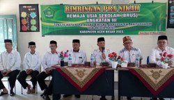 Kantor Kementerian Agama (Kemenag) Aceh Besar membekali siswa dan siswi ilmu tentang berumah tangga