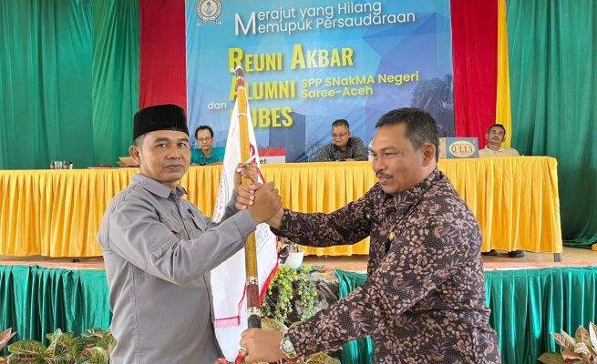 Kafrawi Razali, ASN Dinas Peternakan Aceh terpilih kembali sebagai Ketua Ikatan Alumni (IKA) SPP-SNakMA Negeri Saree-Aceh Periode 2023 -2026