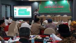 Rapat Koordinansi Baitul Mal se-Aceh di Hotel Kyriad Muraya Banda Aceh, Rabu (8/3)