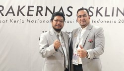 Ketua Asosiasi Klinik Indonesia (ASKLIN) Aceh dr Teuku Yusriadi Sp.BA (kanan)