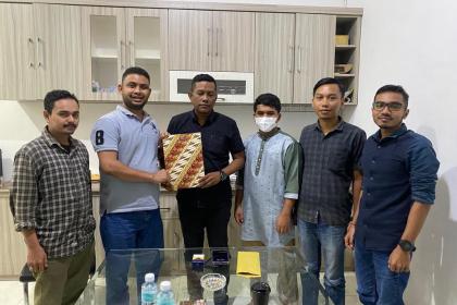 Ketua Ikatan Mahasiswa Pascasarjana (IMPAS) Aceh-Jakarta Nazarullah melakukan audiensi dengan Ketua DPRA Saiful Bahri atau Poh Yaya dalam rangka menyuarakan aspirasi terkait kondisi pembangunan Aceh yang saat ini dipimpin Pj Gubernur Achmad Marzuki