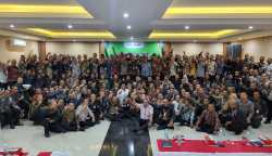 Sebanyak 160 orang Karyawan Bank Aceh Syariah mengikuti Pendidikan Dasar-dasar Perbankan Pegawai Prabakti (Reposisi), di aula Hotel Madinatul Zahra, Batoh, Sabtu (18/3)