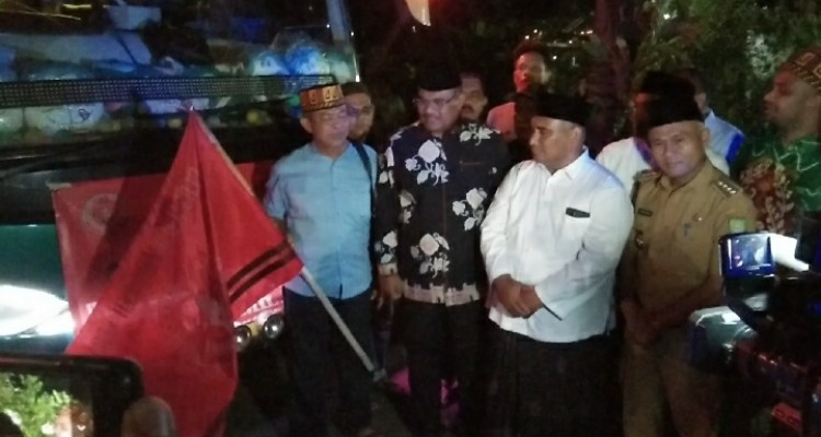 Pelepasan peserta mudik gratis di Markas PAS Tanggerang, Banten, Selasa malam, 11 April 2023 | INFOACEH.net Pelepasan peserta mudik gratis di Markas PAS Tanggerang, Banten, Selasa malam, 11 April 2023