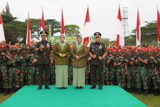 Pangdam IM resmi melantik 250 Prajurit Tamtama TNI AD Gelombang II TA 2022, Jum'at sore (14/4)