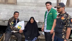 Memperingati Hari Harlah ke-89, PW GP Ansor Aceh melakukan bakti sosial berupa pembagian sembako kepada anak yatim piatu, fakir miskin dan warga kurang mampu