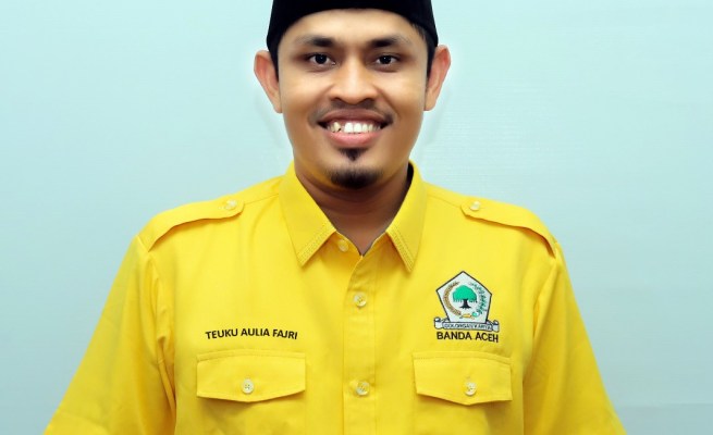 Ketua Biro Organisasi DPD I Partai Golkar Aceh Teuku Aulia Fajri