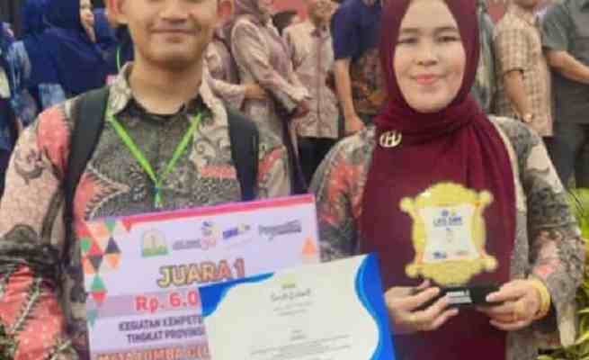 Farhan Aulianda, siswa kelas XII di SMKN 5 Banda Aceh, berhasil meraih juara pertama kompetisi Cyber Warrior tingkat nasional