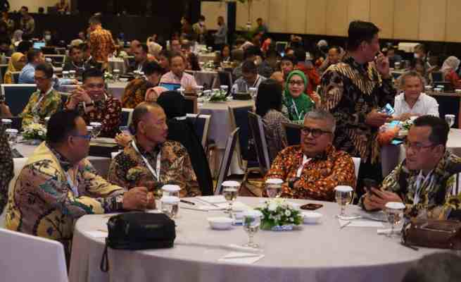 Sekda Aceh Bustami Hamzah bersama dengan Sekda Provinsi lainya mengikuti kegiatan Musrembangnas RPJPN di Nusa Dua Convention Center, Bali, Senin 22 Mei 2023