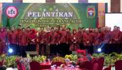 Pelantikan Pengurus POGI Cabang Aceh Periode 2022-2025 di Hotel Hermes Palace Banda Aceh, Sabtu malam (27/5)