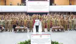 Kemendagri menggelar Rakor Pj Kepala Daerah di Gedung Sasana Bhakti Praja (SBP) Kantor Kemendagri, Jum'at (9/6)