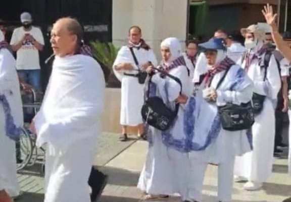Jemaah haji Aceh berada di Mekkah, Arab Saudi