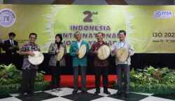 Pembukaan olimpiade internasional Internet of Thing (IoT) atau Indonesia International Internet of Things Olympiad 2023, di Gedung AAC Dayan Dawood, USK Banda Aceh, Selasa (13/6)